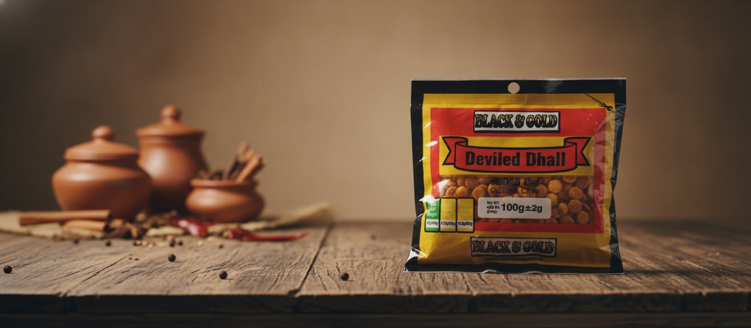 Black & Gold Devilled Dhal (100g)
