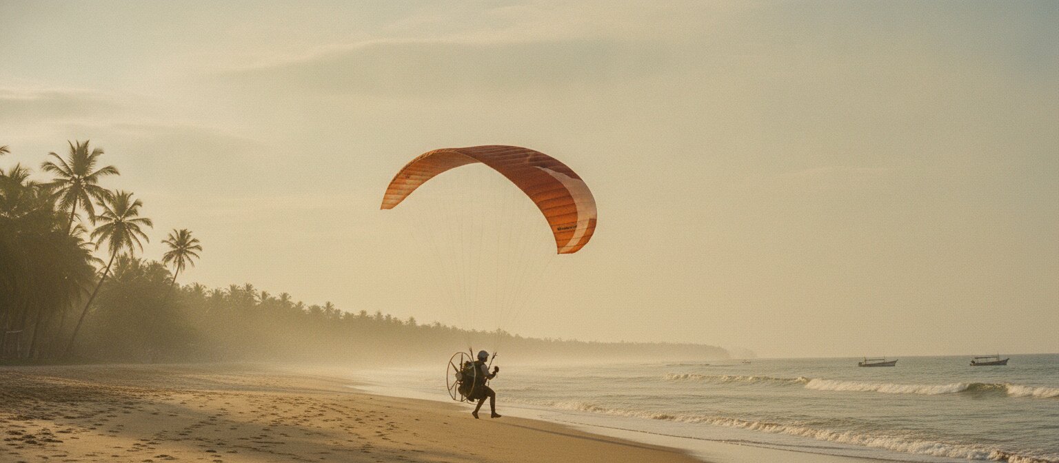 Paramotoring Experience from Bentota