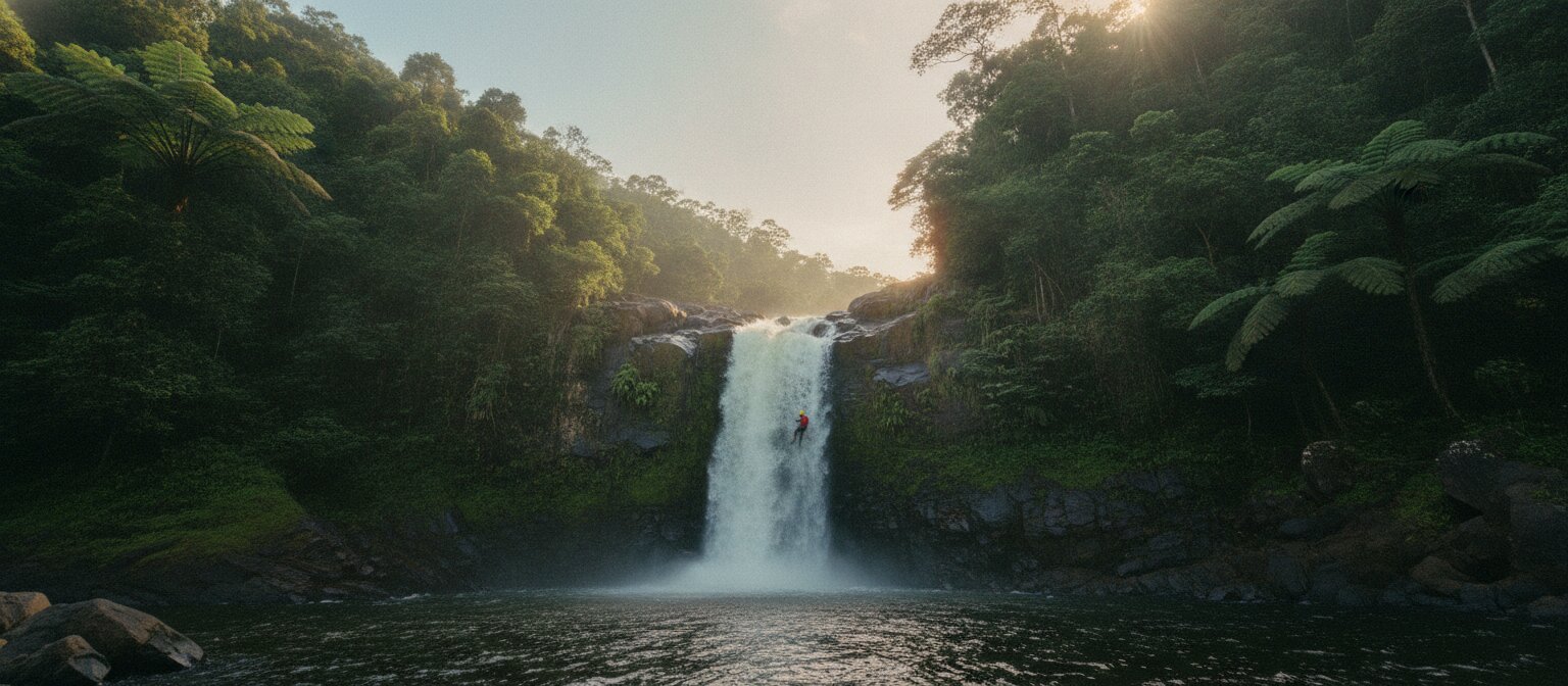 Waterfall Abseiling from Kitulgala City