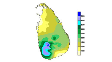 Annual Rainfall in Sri Lanka